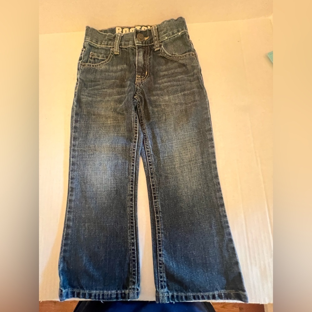 GYMBOREE GIRLS FIVE POCKET SIZE 4 BOOT CUT JEANS